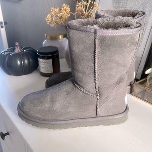Gray Ugg booties